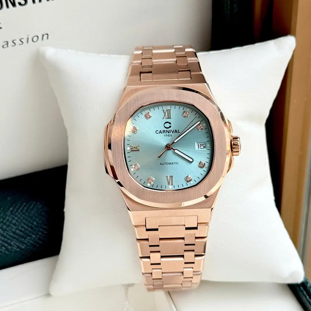 Carnival 8160G Rosegold Xanh Tiffany ( 8160G-VH-XT)