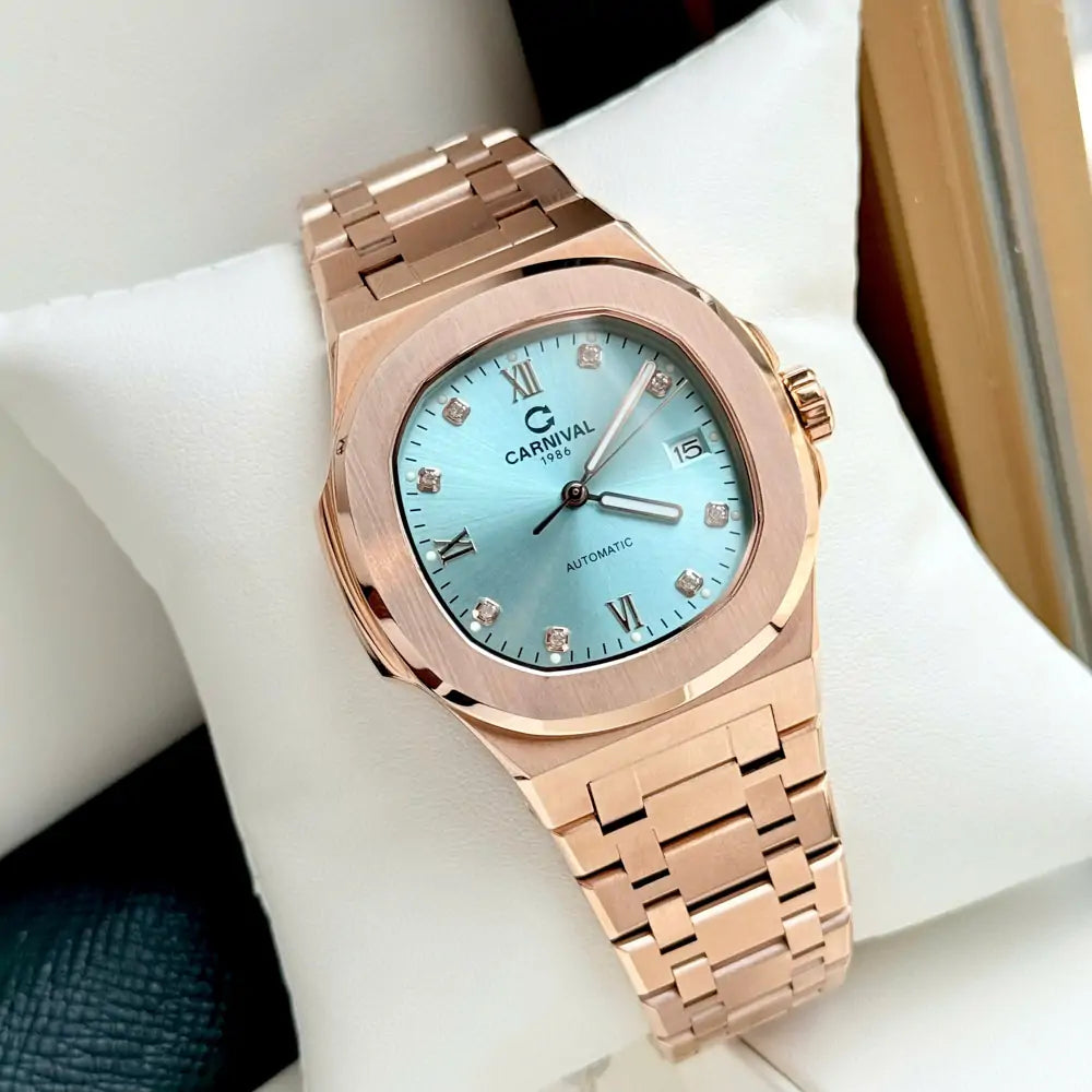 Carnival 8160G Rosegold Xanh Tiffany ( 8160G-VH-XT)