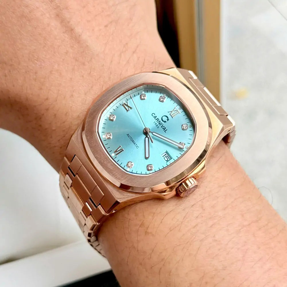 Carnival 8160G Rosegold Xanh Tiffany ( 8160G-VH-XT)