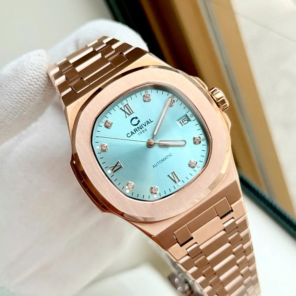 Carnival 8160G Rosegold Xanh Tiffany ( 8160G-VH-XT)