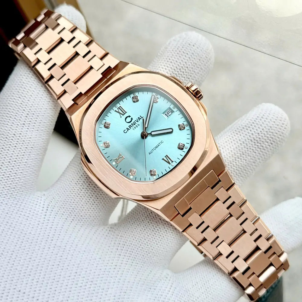 Carnival 8160G Rosegold Xanh Tiffany ( 8160G-VH-XT)