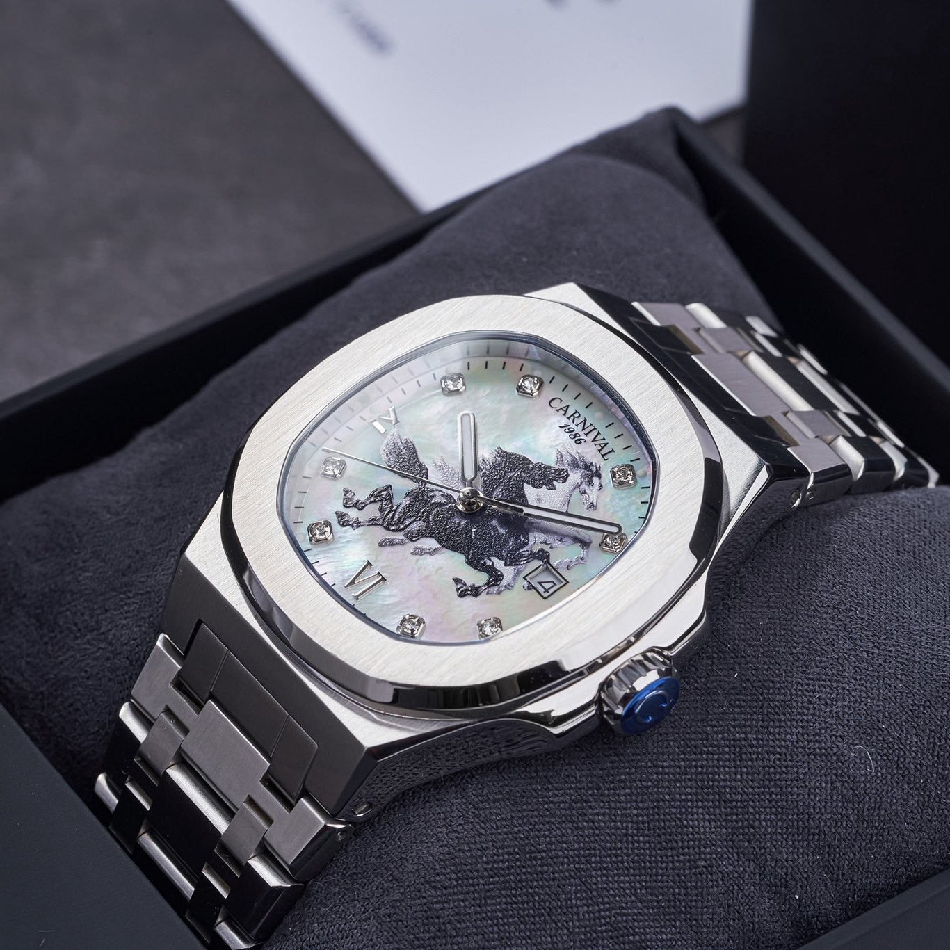 Carnival 8160G "Song Mã" Xà Cừ ( 8160G-VT-DK-SM)