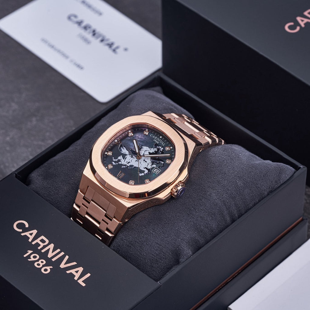 Carnival 8160G "Song Mã" Xà Cừ ( 8160G-VT-DK-SM)