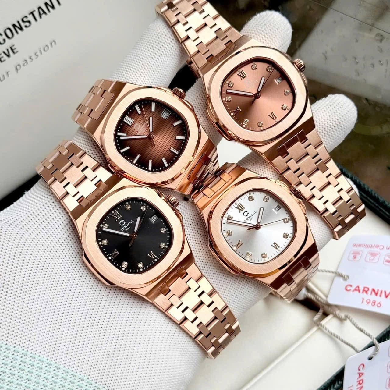Carnival 8160L Rosegold Đen ( 8160L-VH-D)