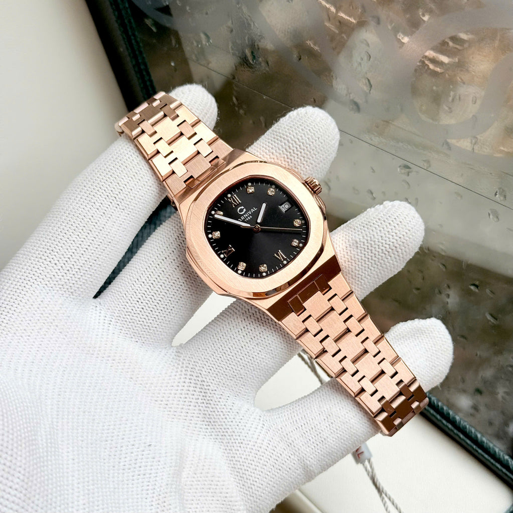Carnival 8160L Rosegold Đen ( 8160L-VH-D)