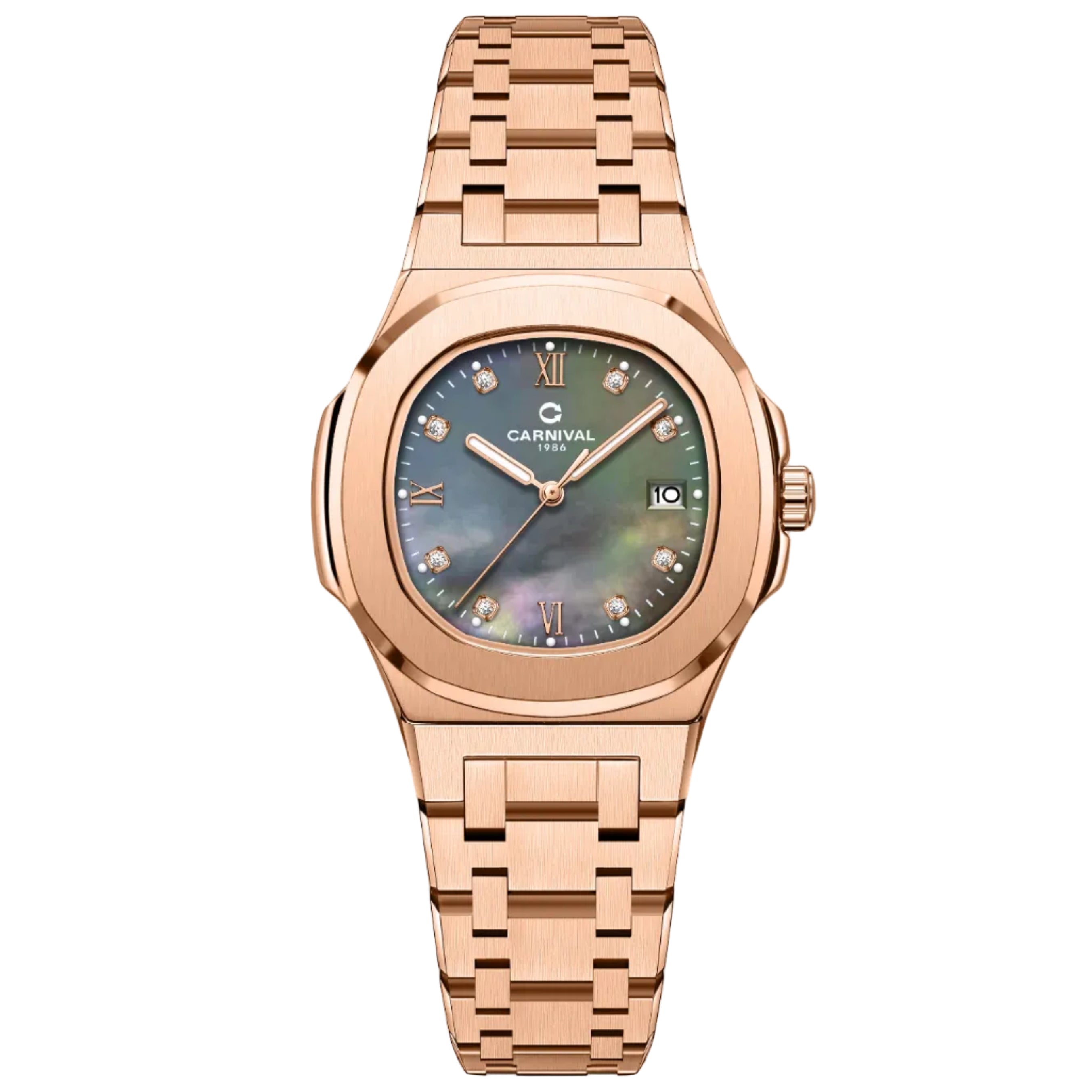 Carnival 8160L Rosegold Xà Cừ Tím ( 8160L-VH-DK)