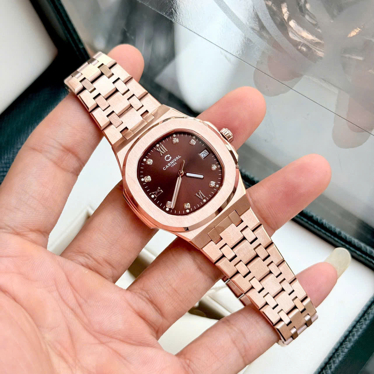 Carnival 8160L Rosegold Nâu Choco ( 8160L-VH-N2)