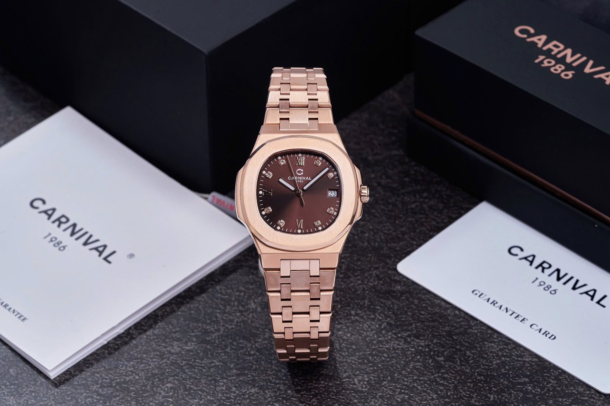 Carnival 8160L Rosegold Nâu Choco ( 8160L-VH-N2)