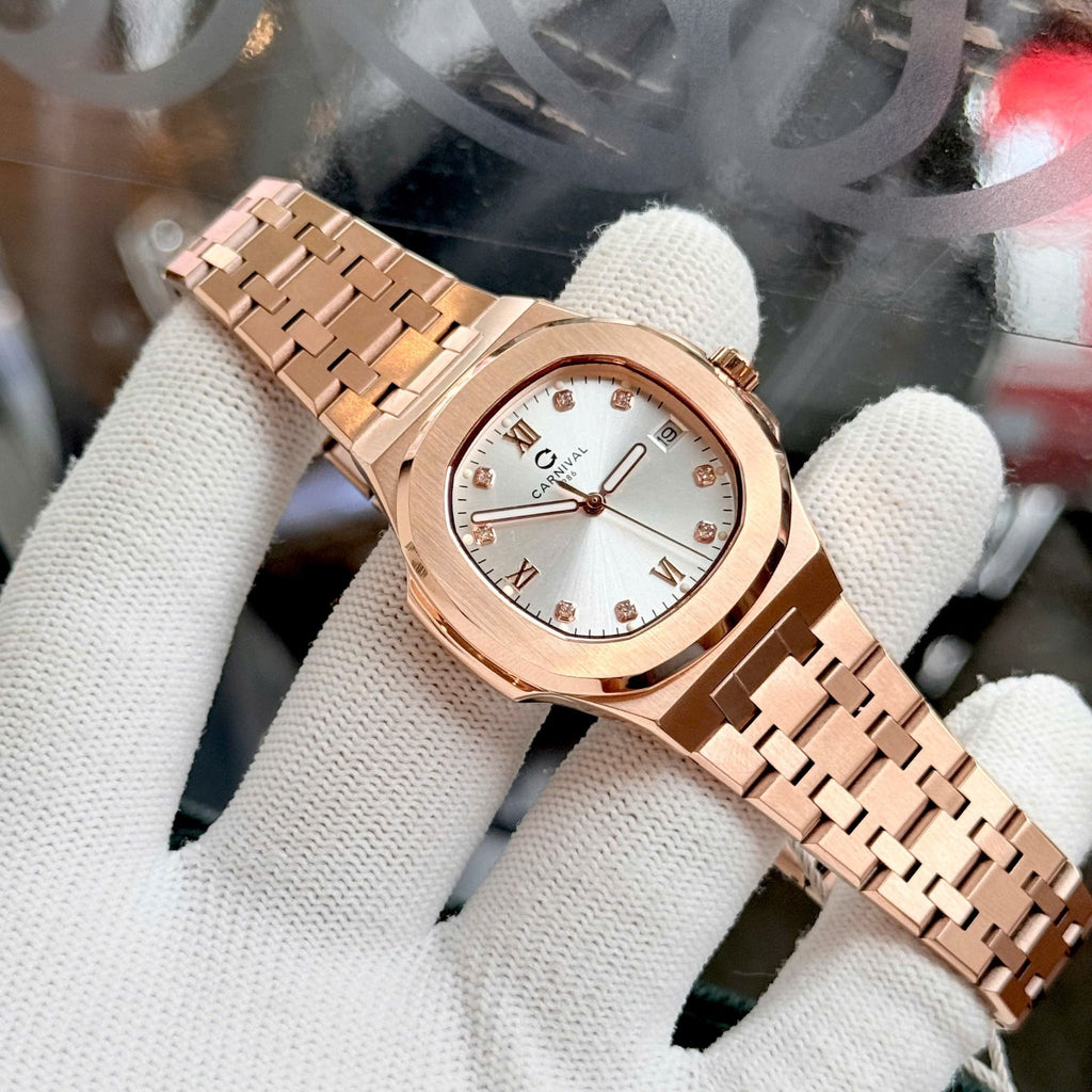 Carnival 8160L Rosegold Trắng ( 8160L-VH-T)