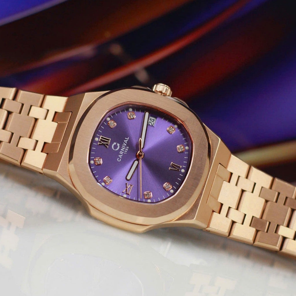 Carnival 8160L Rosegold Tím ( 8160L-VH-TIM)