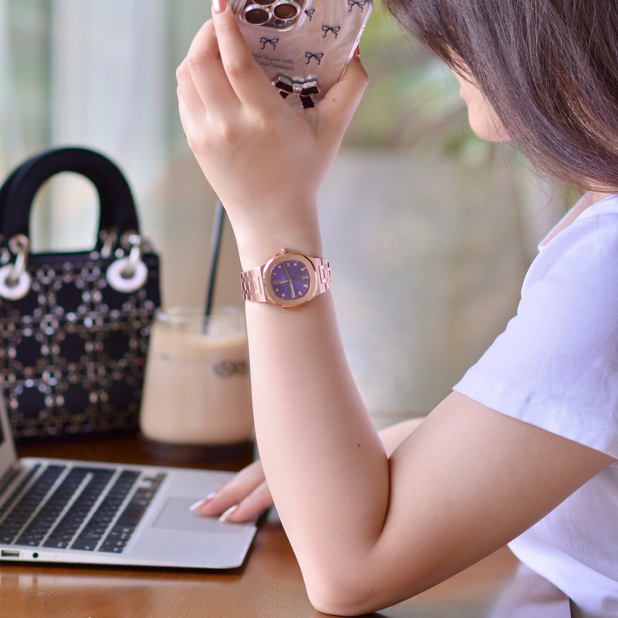 Carnival 8160L Rosegold Tím ( 8160L-VH-TIM)