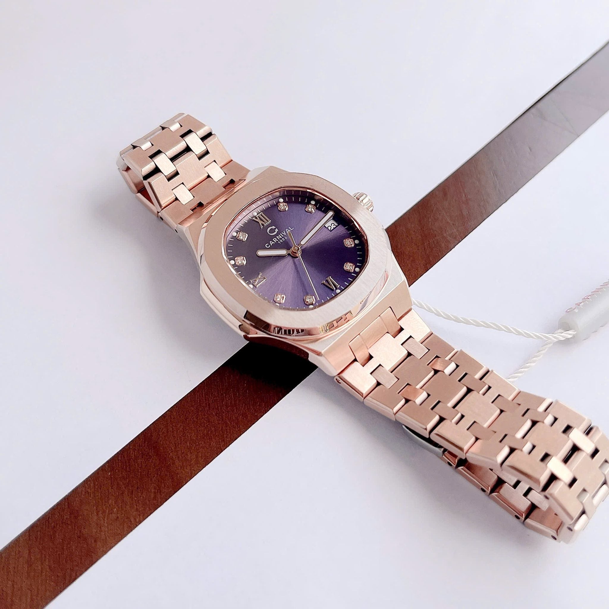 Carnival 8160L Rosegold Tím ( 8160L-VH-TIM)