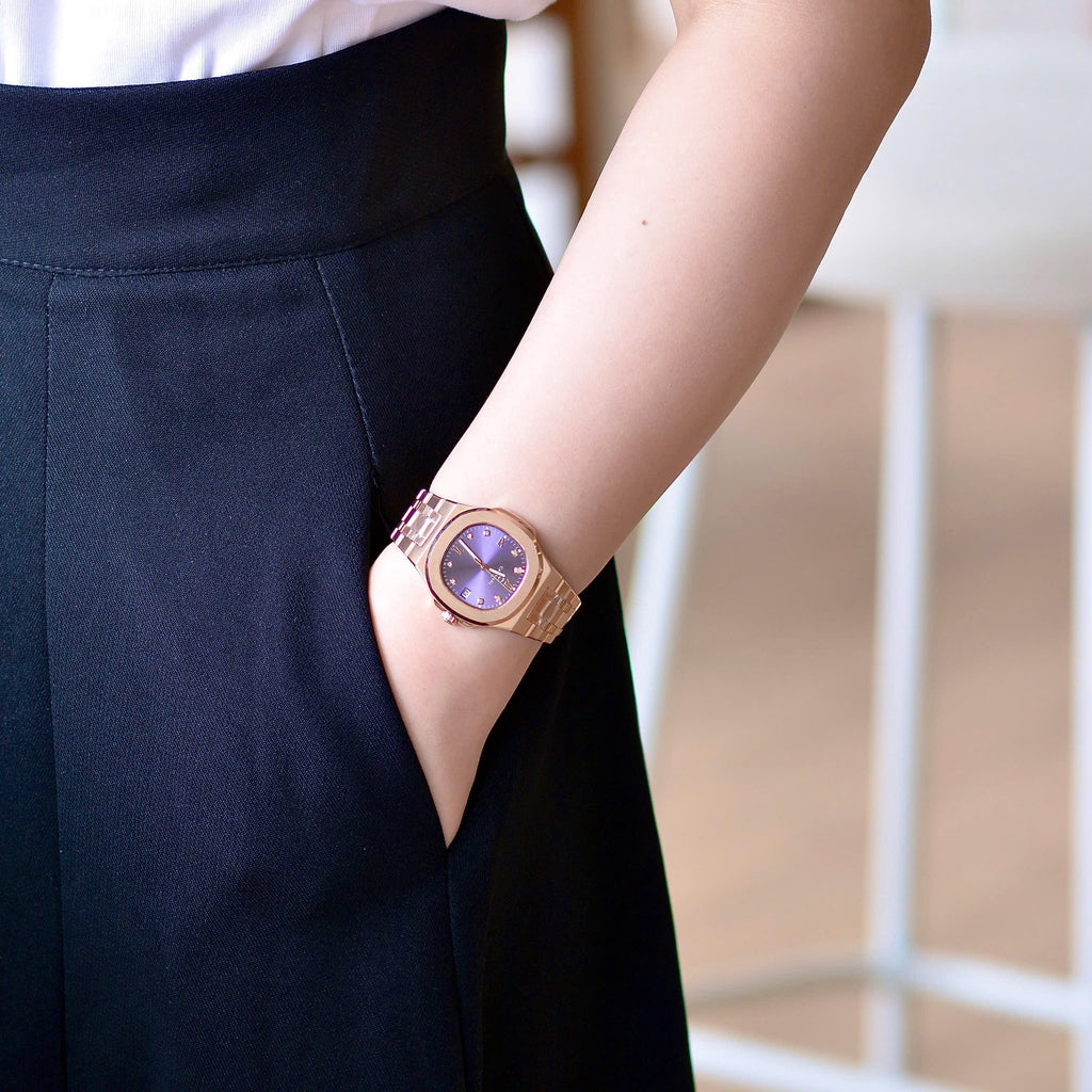 Carnival 8160L Rosegold Tím ( 8160L-VH-TIM)