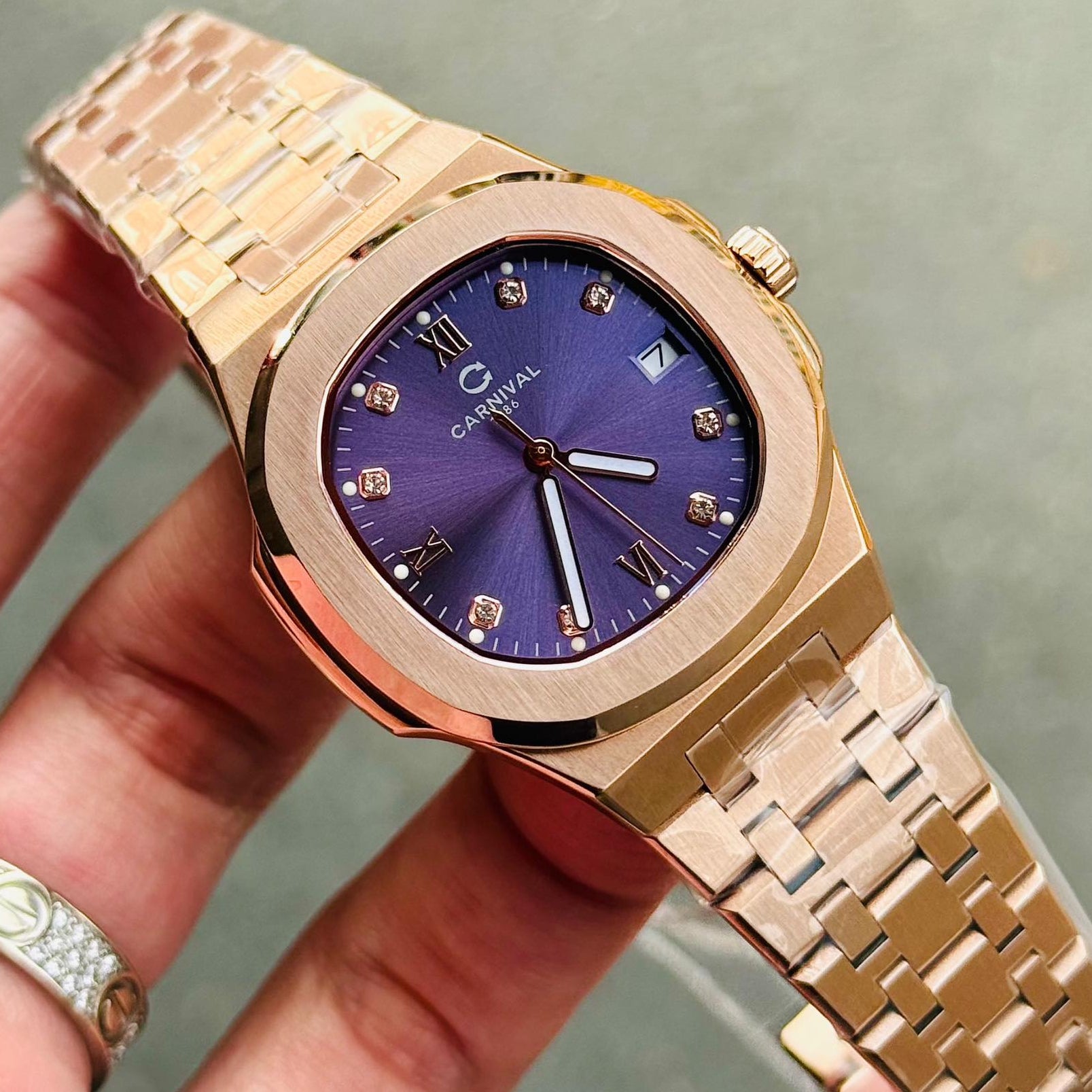 Carnival 8160L Rosegold Tím ( 8160L-VH-TIM)