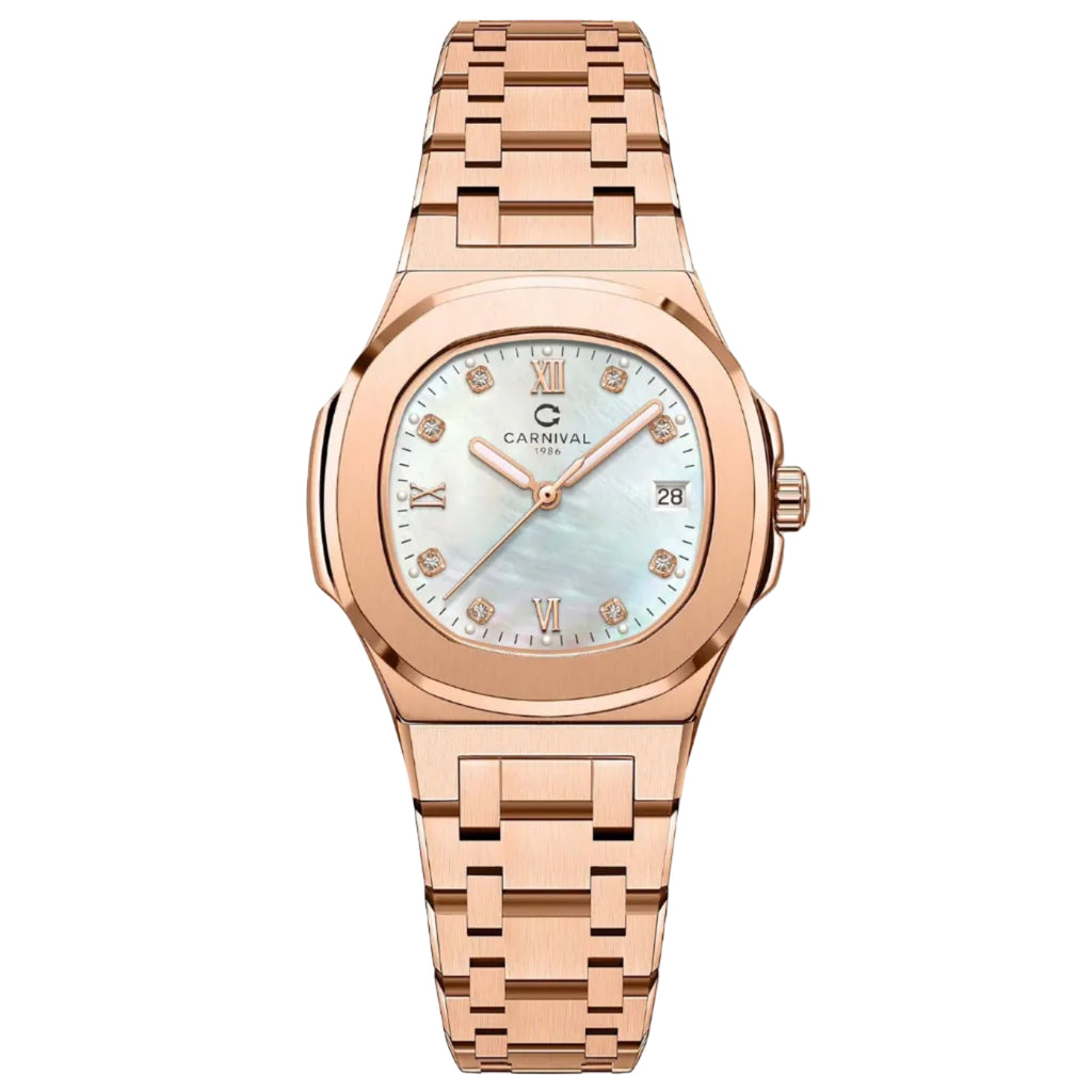 Carnival 8160L Rosegold Xà Cừ Trắng ( 8160L-VH-TK)