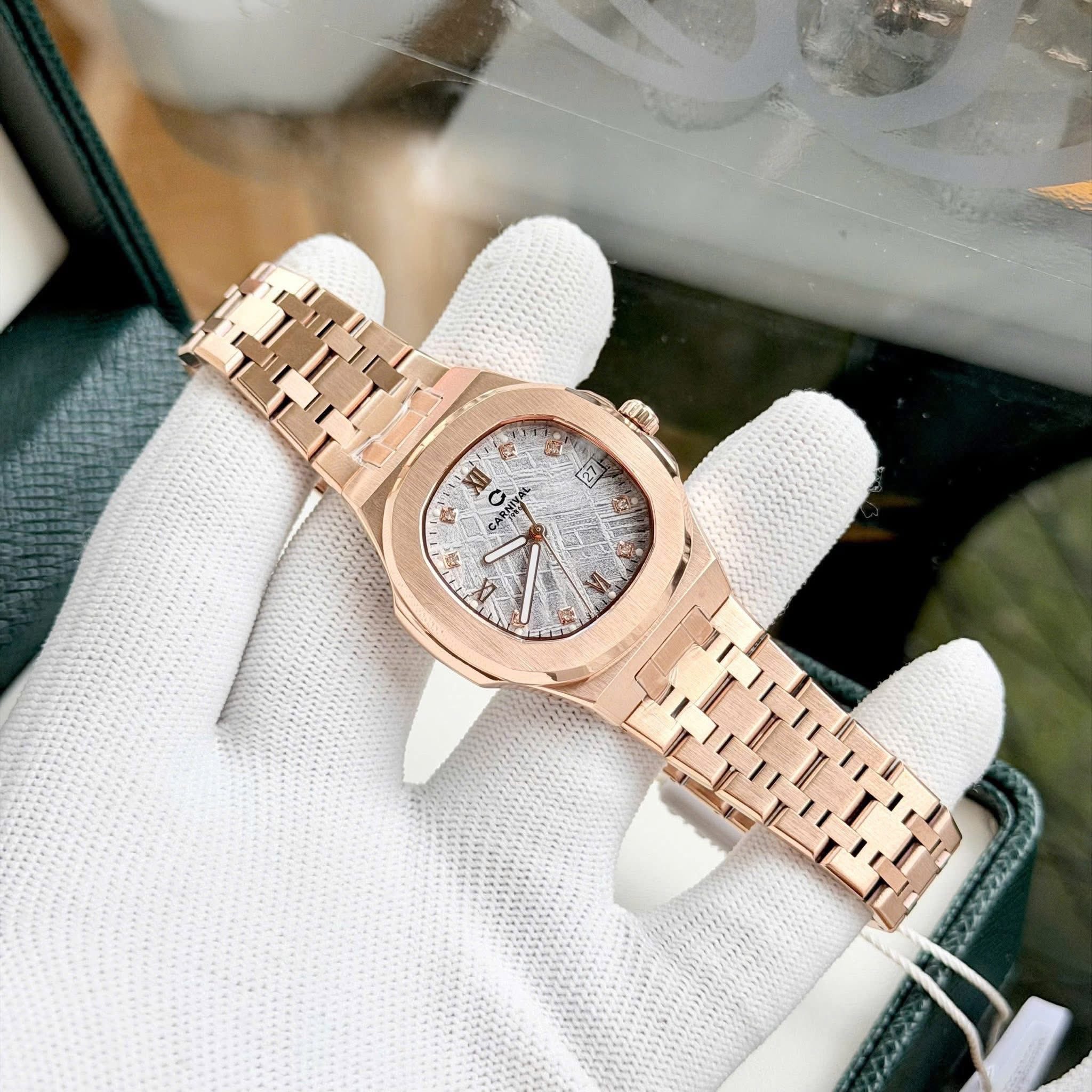 Carnival 8160L Rosegold Thiên Thạch ( 8160L-VH-TT)
