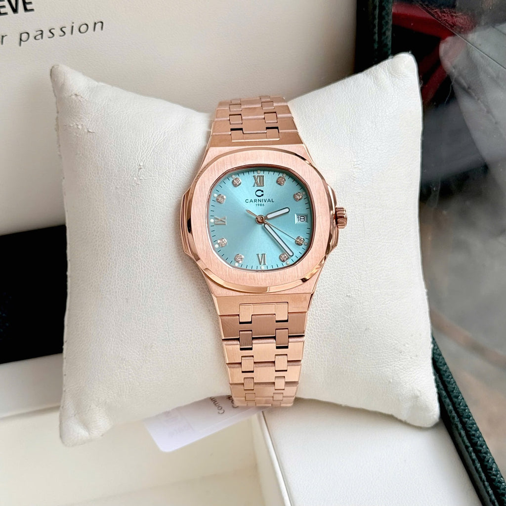 Carnival 8160L Rosegold Tiffany Blue ( 8160L-VH-XT)