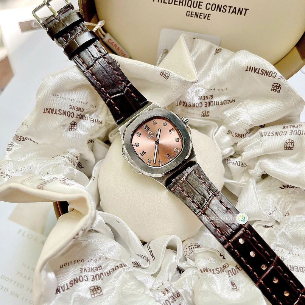 Carnival 8160L Rosegold Cá Hồi Dây Da ( 8160L-VT-DD-D)