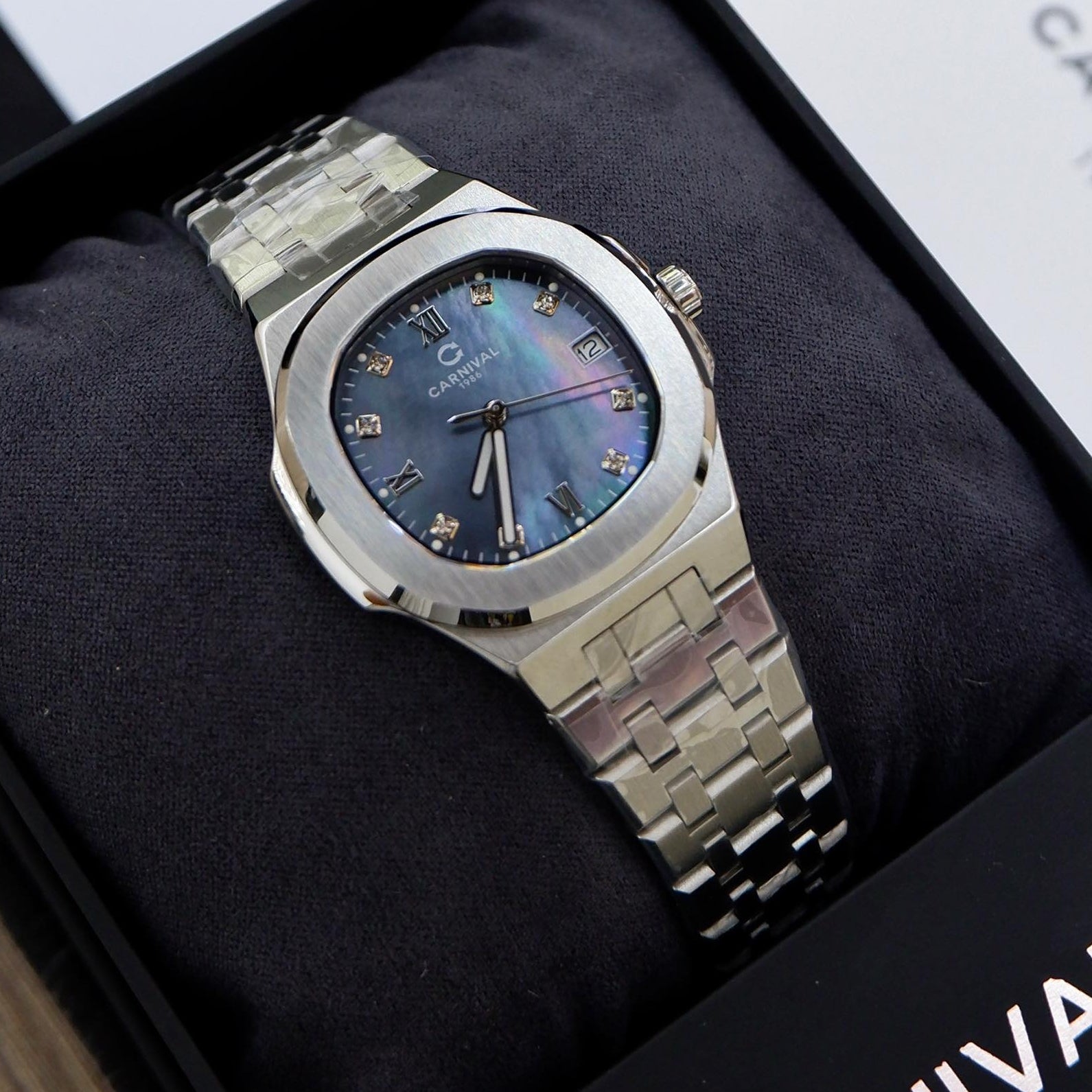 Carnival 8160L Bạc Xà Cừ Tím ( 8160L-VT-DK)