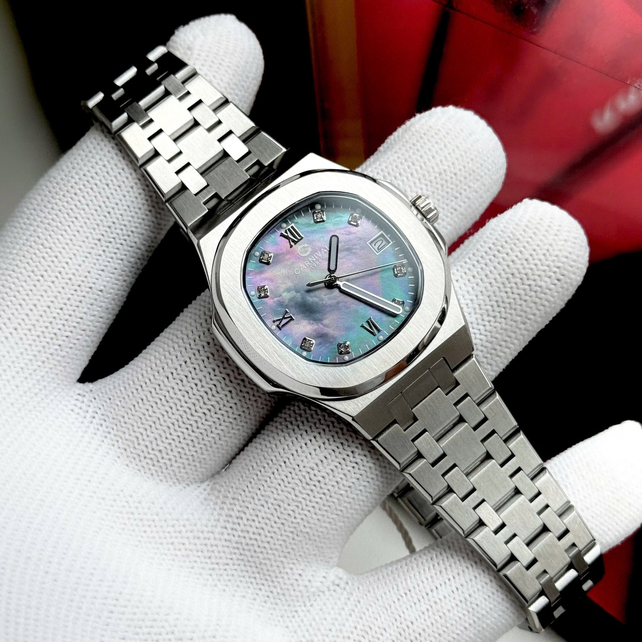 Carnival 8160L Bạc Xà Cừ Tím ( 8160L-VT-DK)