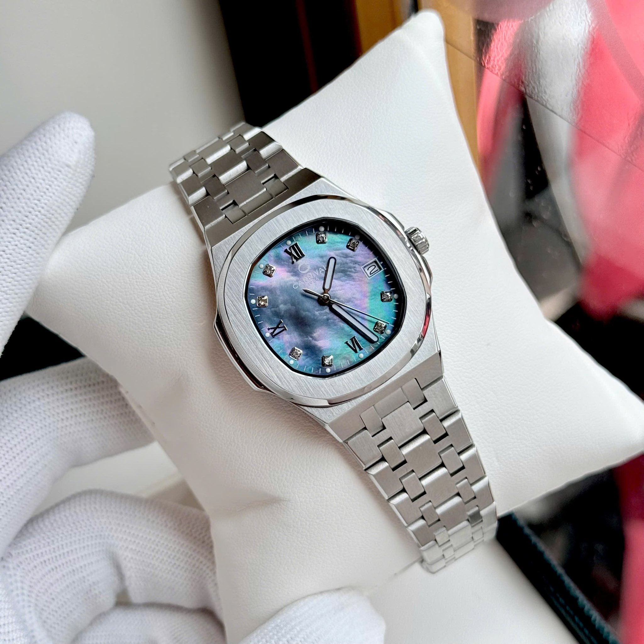 Carnival 8160L Bạc Xà Cừ Tím ( 8160L-VT-DK)
