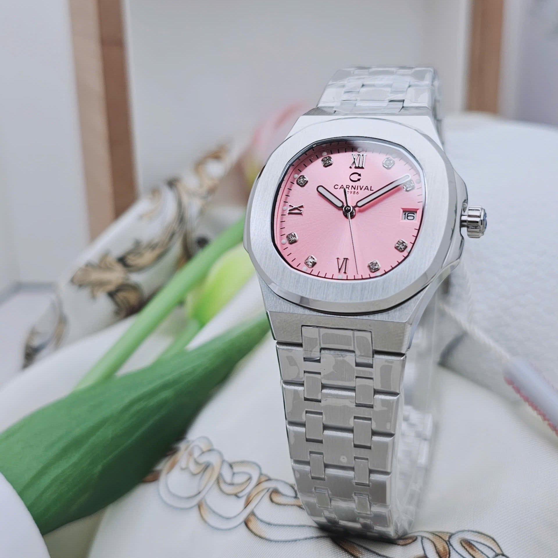 Carnival 8160L Bạc Hồng Pastel ( 8160L-VT-H)