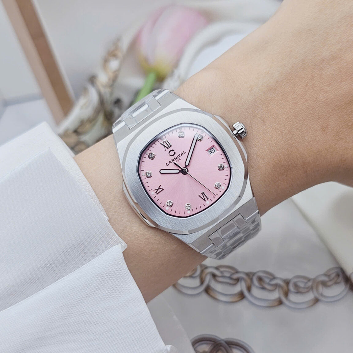 Carnival 8160L Bạc Hồng Pastel ( 8160L-VT-H)