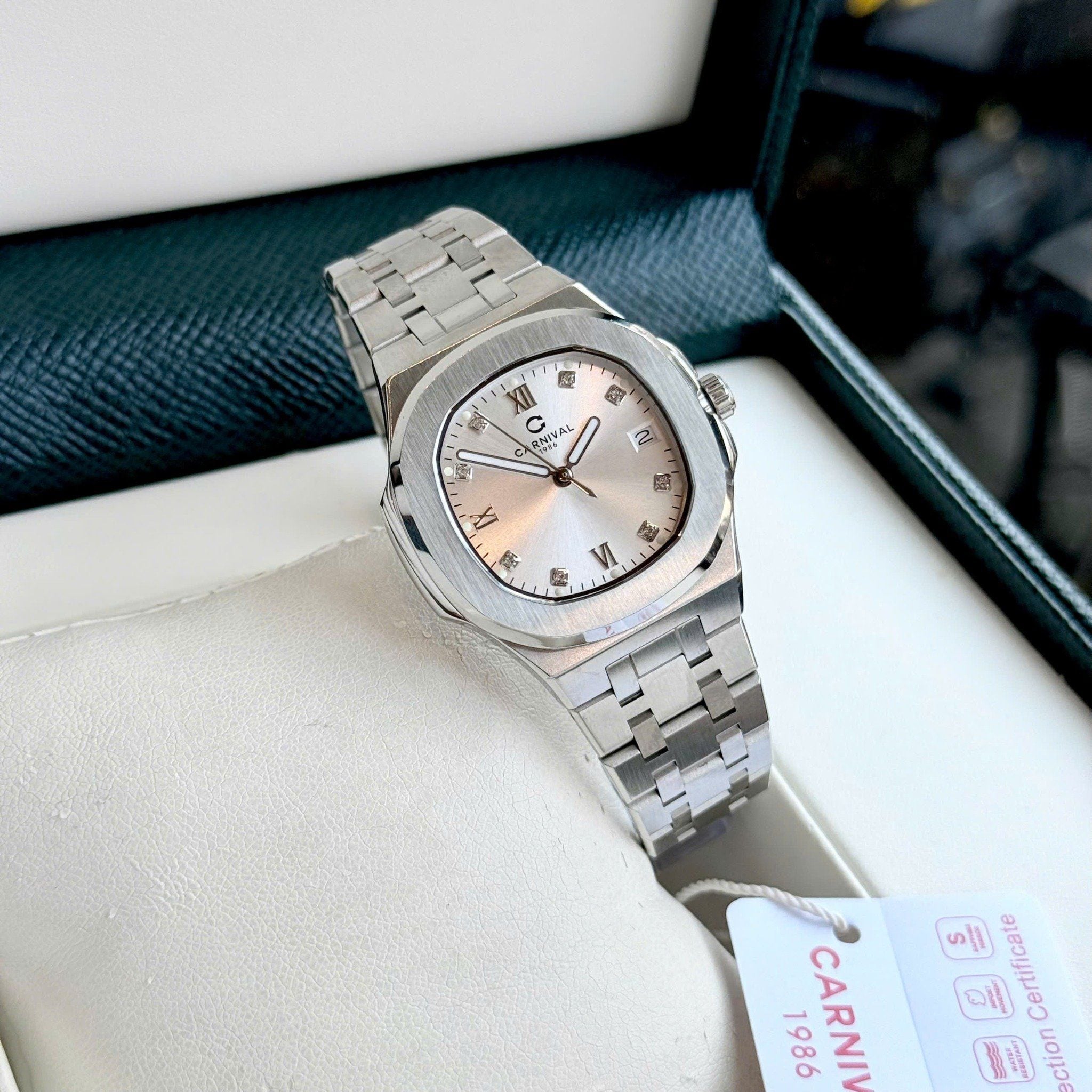 Carnival 8160L Bạc Trắng ( 8160L-VT-T)