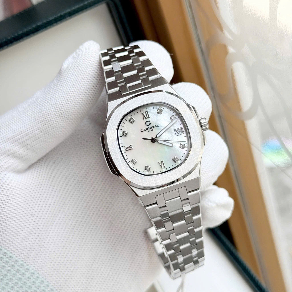 Carnival 8160L Bạc Xà Cừ Trắng ( 8160L-VT-TK)