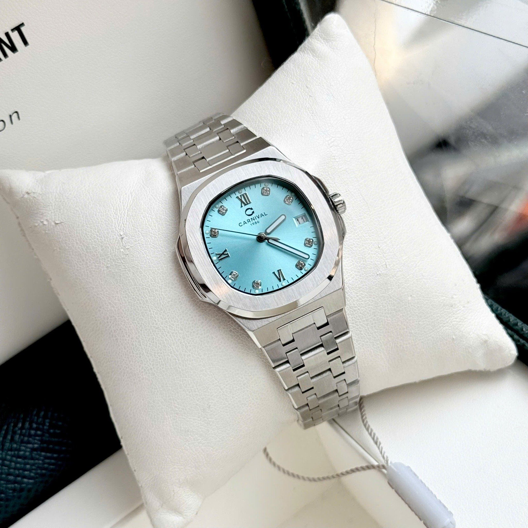 Carnival 8160L Bạc Tiffany Blue ( 8160L-VT-XT)