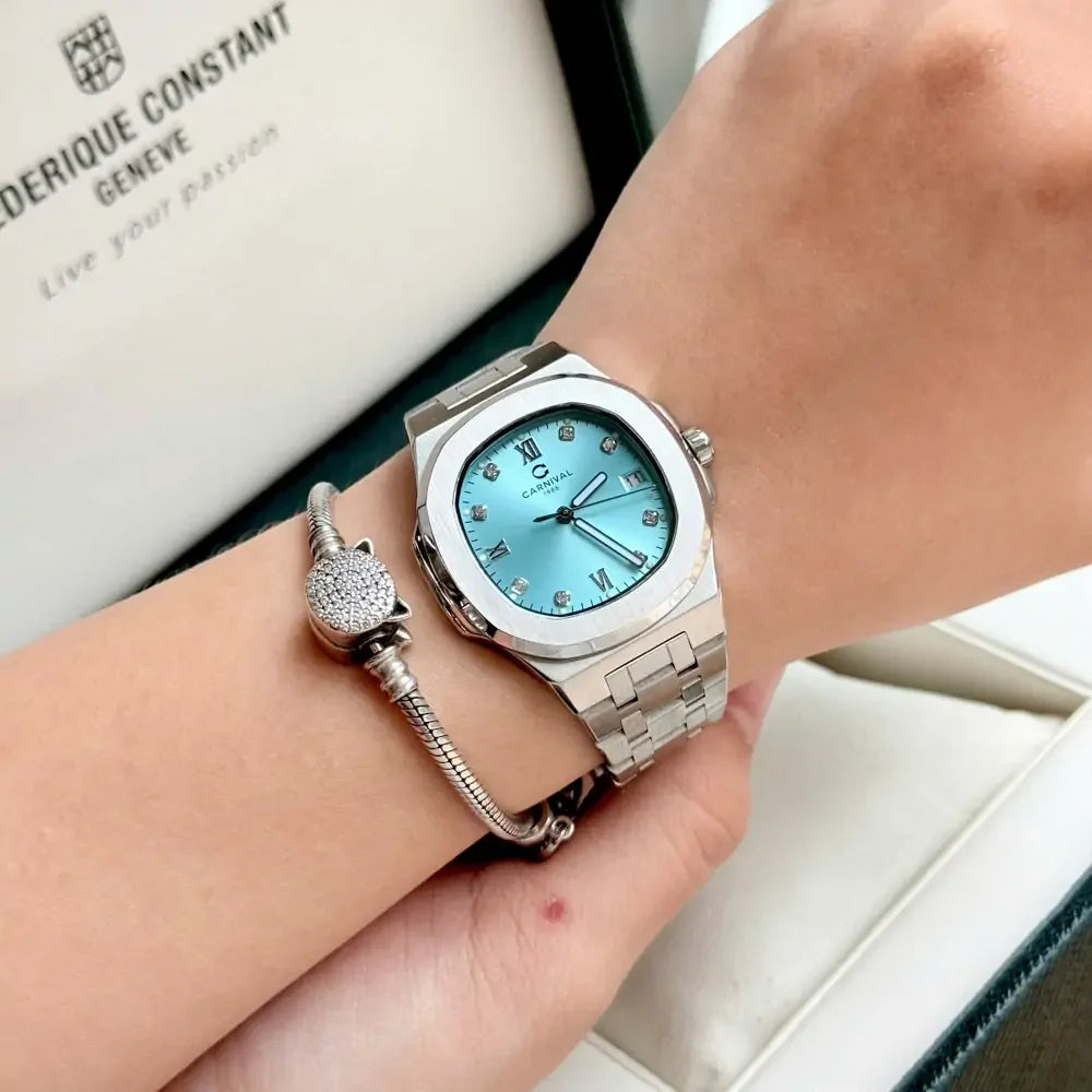 Carnival 8160L Bạc Tiffany Blue ( 8160L-VT-XT)
