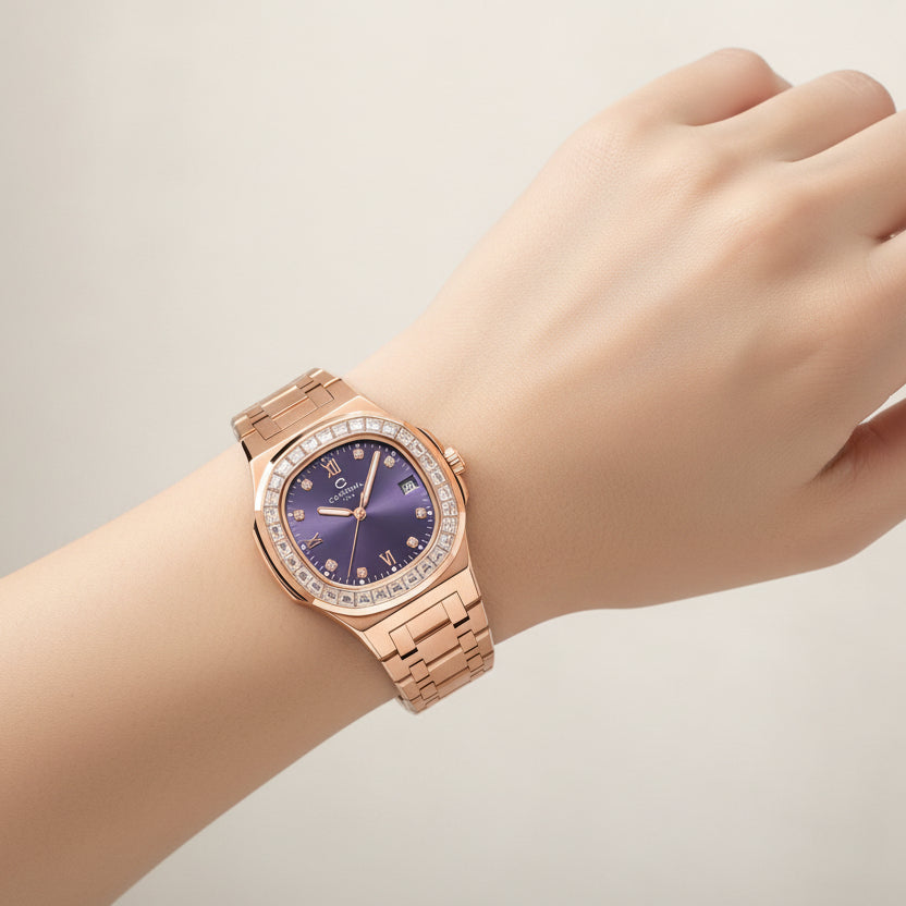 Carnival 8160L2 Rosegold Tím ( 8160L2-VH-TIM)