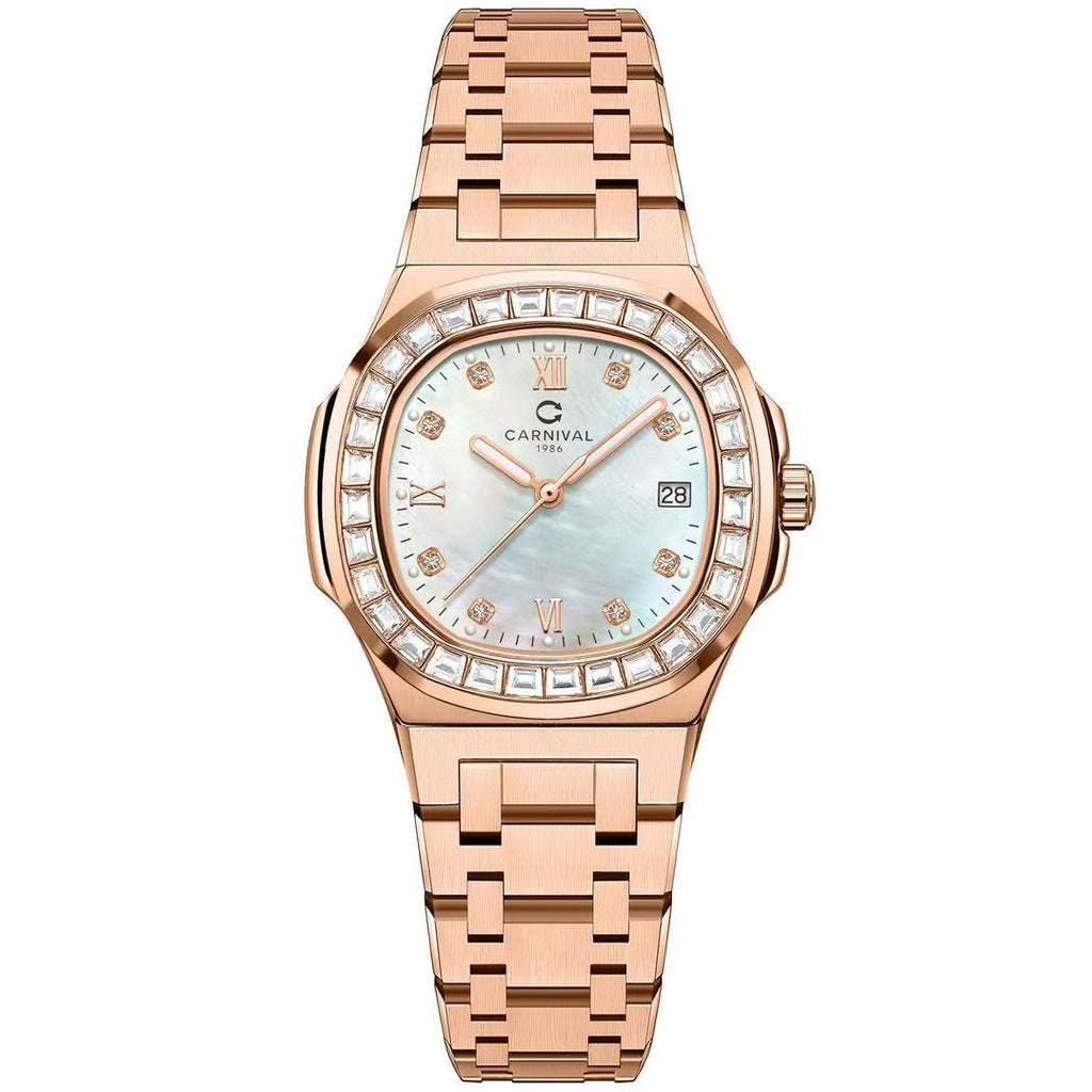 Carnival 8160L2 Rosegold Xà Cừ Trắng ( 8160L2-VT-TX)