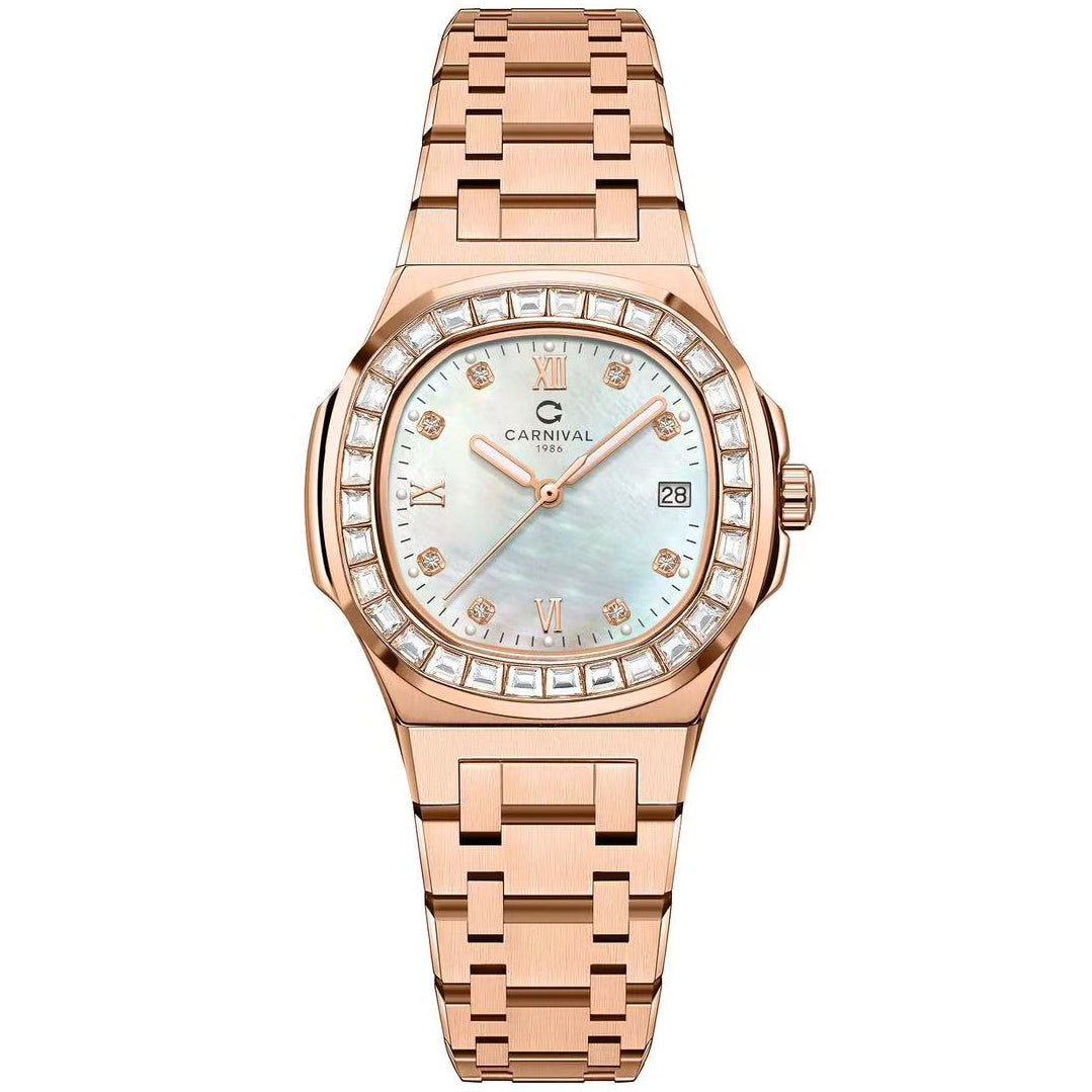 Carnival 8160L2 Rosegold Xà Cừ Trắng ( 8160L2-VT-TX)