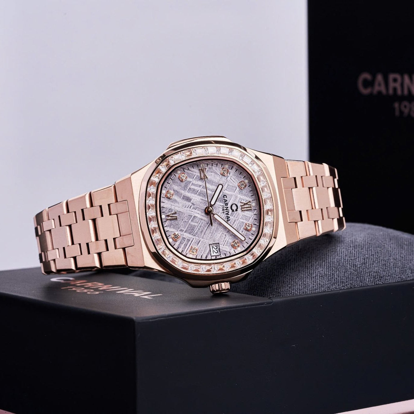 Carnival 8160L2 Rosegold Thiên Thạch ( 8160L2-VH-TT)
