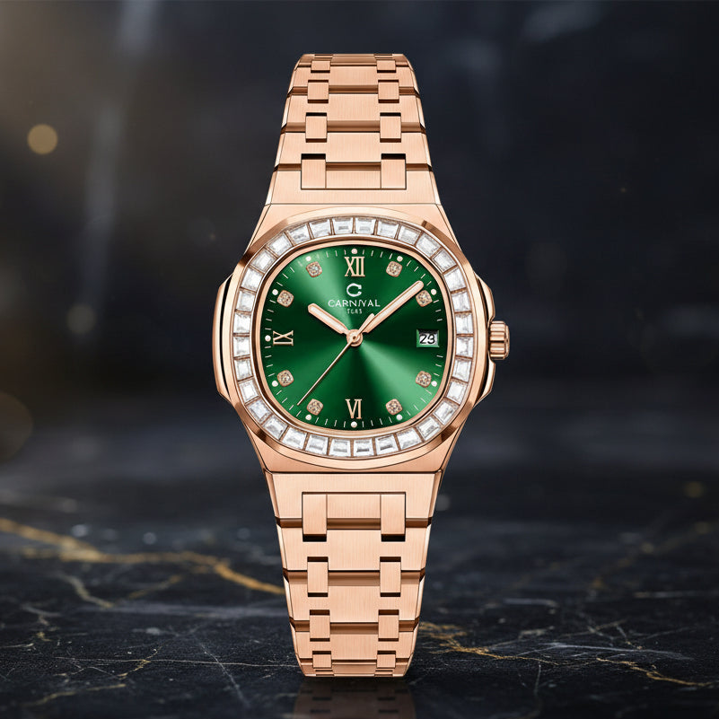 Carnival 8160L2 Rosegold Xanh Lá ( 8160L2-VH-XL)