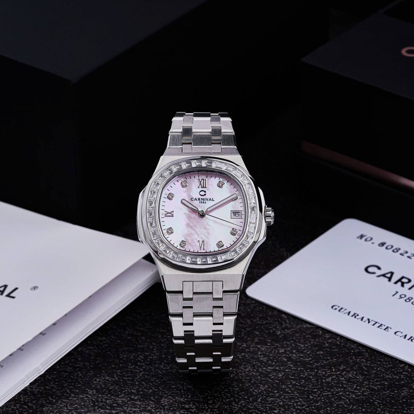Carnival 8160L2 Bạc Xà Cừ Hồng ( 8160L2-VT-HK)