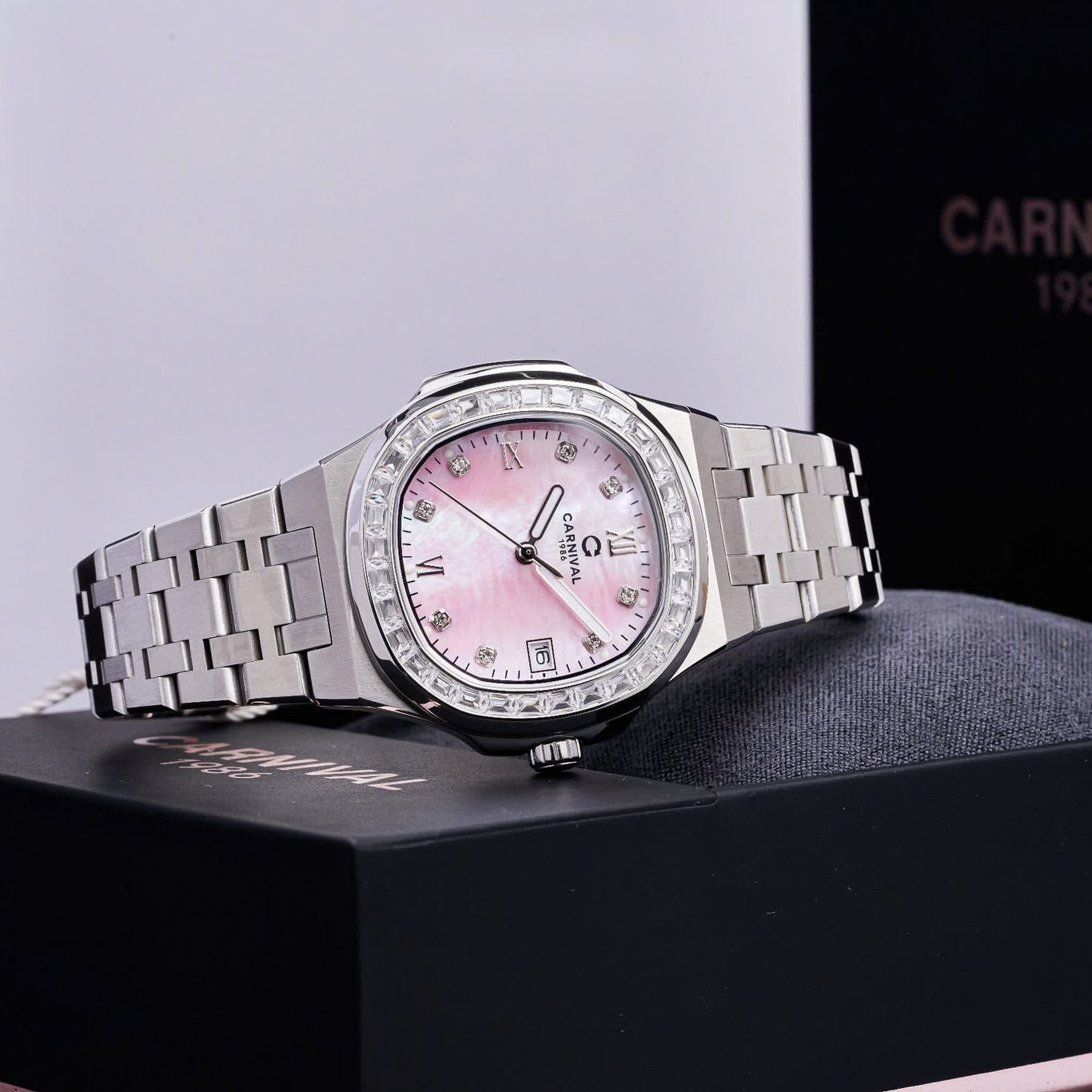 Carnival 8160L2 Bạc Xà Cừ Hồng ( 8160L2-VT-HK)