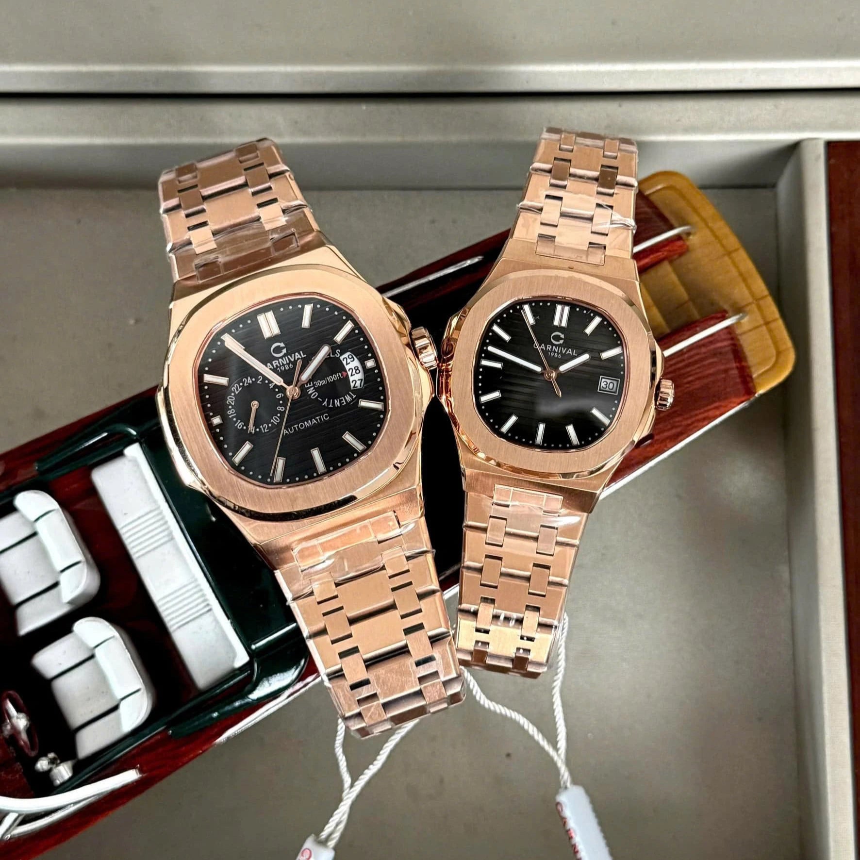 Carnival 8161L Rosegold Nâu ( 8161L-VH-D)