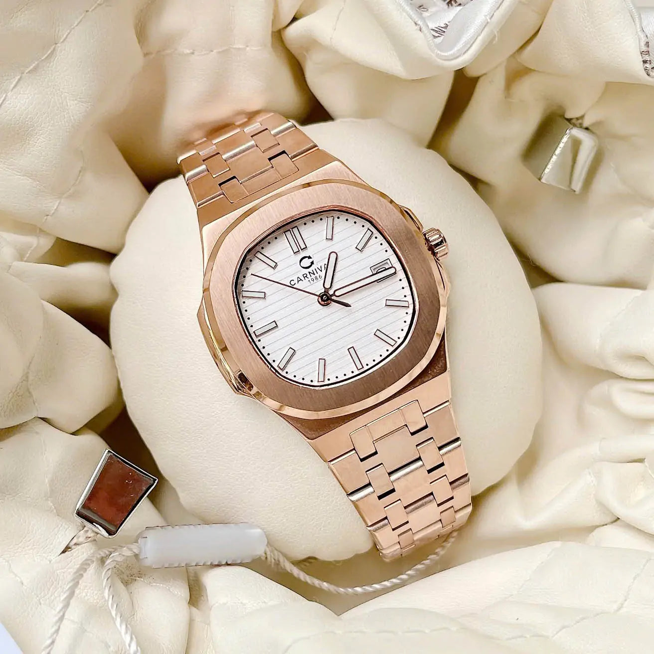 Carnival 8161L Rosegold Trắng ( 8161L-VH-T)
