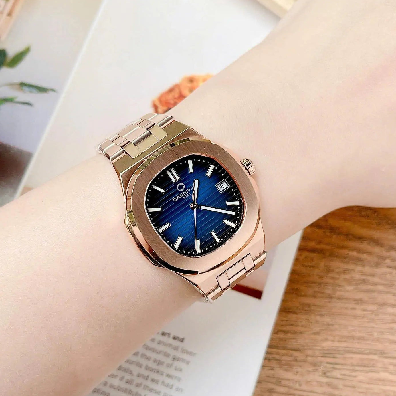 Carnival 8161L Rosegold Xanh ( 8161L-VH-X)