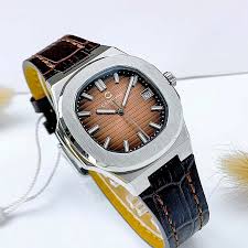 Carnival  8161L Bạc Nâu Dây Da ( 8161L-VT-DD-N)