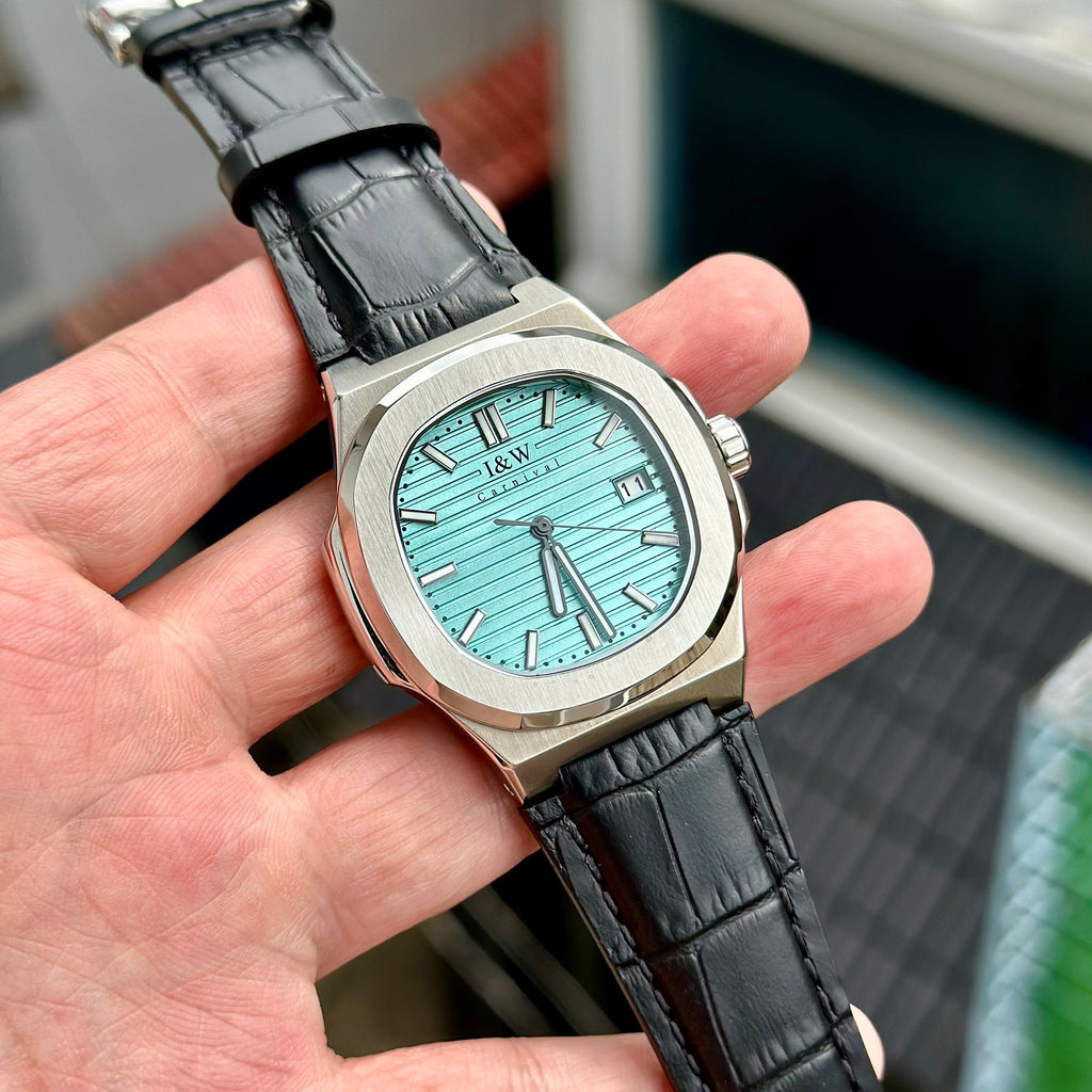 Carnival  8161L Bạc Tiffany Blue Dây Da ( 8161L-VT-DD-XT)