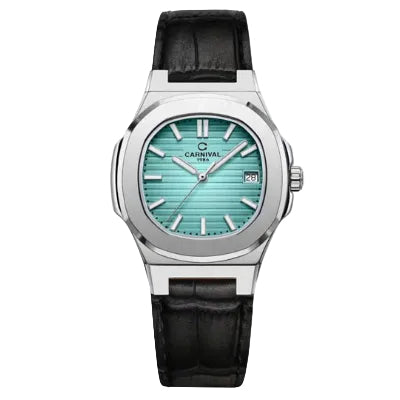 Carnival  8161L Bạc Tiffany Blue Dây Da ( 8161L-VT-DD-XT)