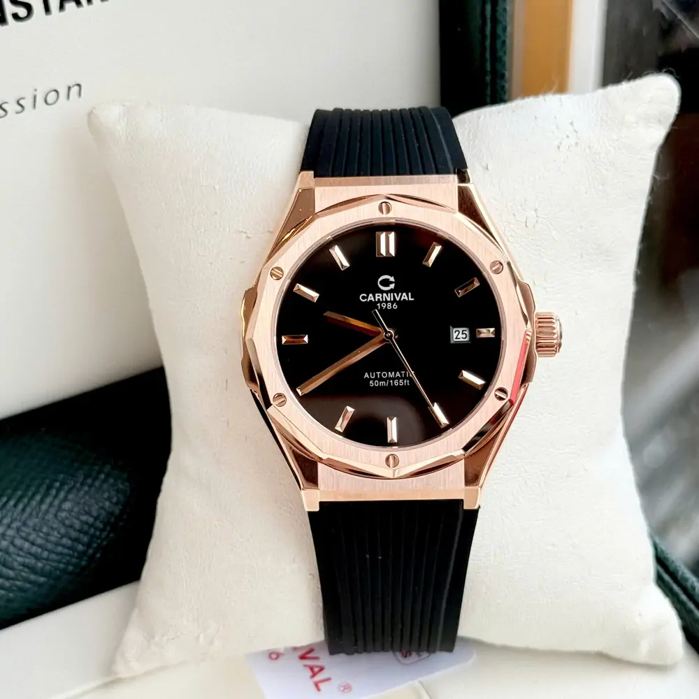 Carnival 8168G Rosegold Đen ( 8168G-VH-DCS-D)