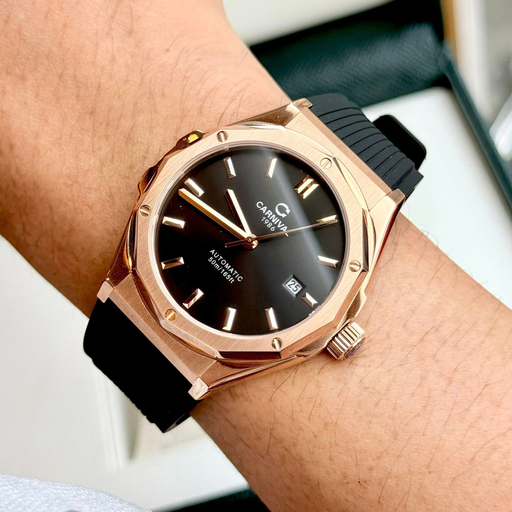 Carnival 8168G Rosegold Đen ( 8168G-VH-DCS-D)