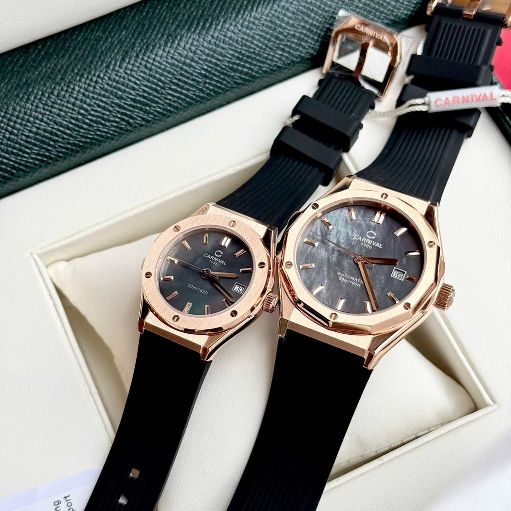 Carnival 8168G Rosegold Xà Cừ Tím ( 8168G-VH-DCS-DK)