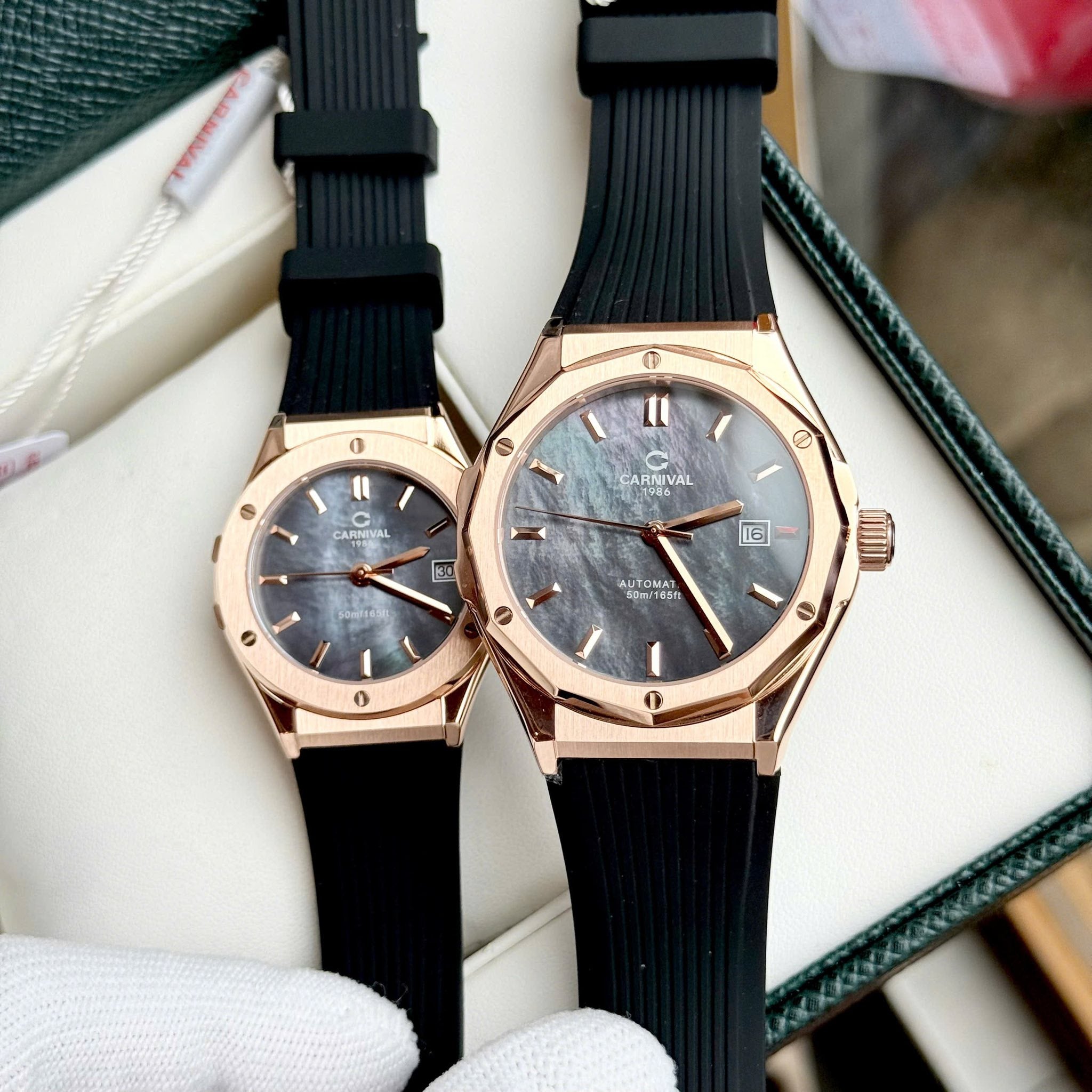 Carnival 8168G Rosegold Xà Cừ Tím ( 8168G-VH-DCS-DK)