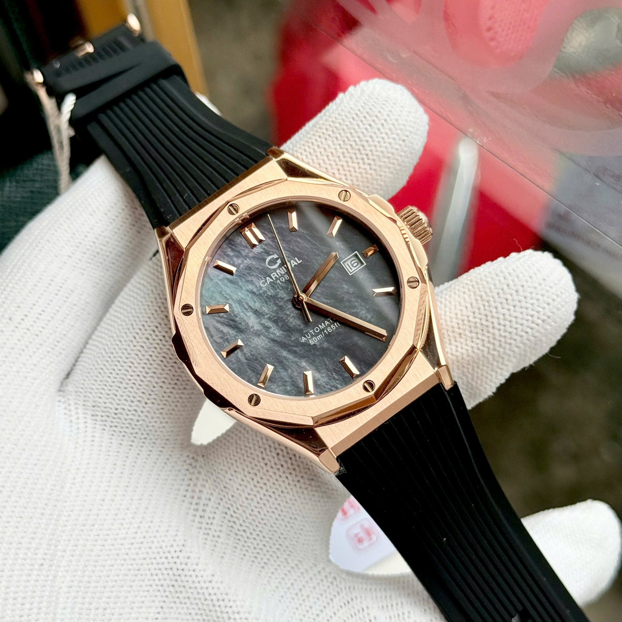 Carnival 8168G Rosegold Xà Cừ Tím ( 8168G-VH-DCS-DK)