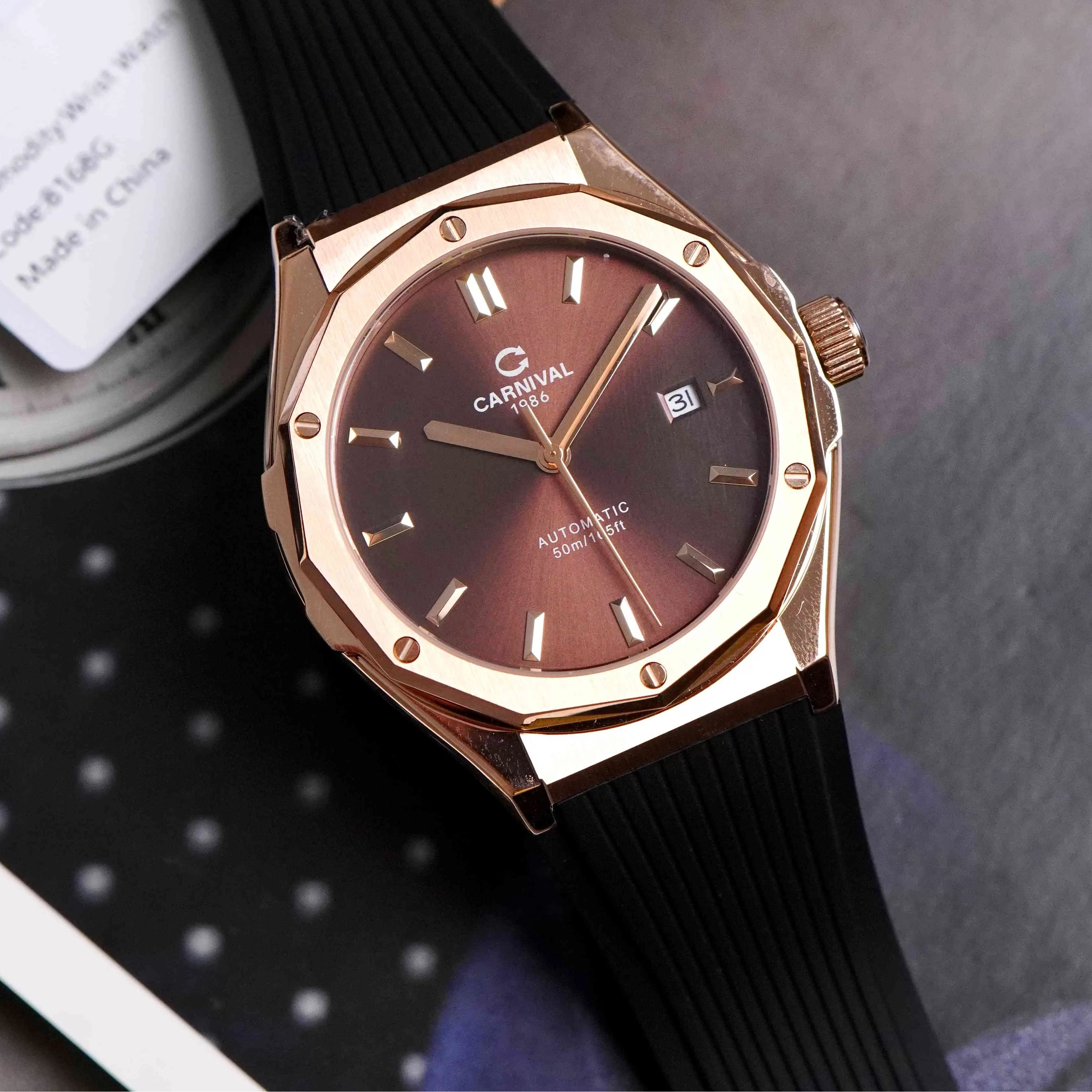 Carnival 8168G Rosegold Nâu ( 8168G-VH-DCS-N)